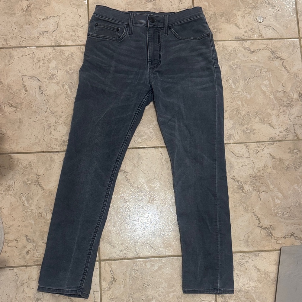 Dark Gray Denim Jeans